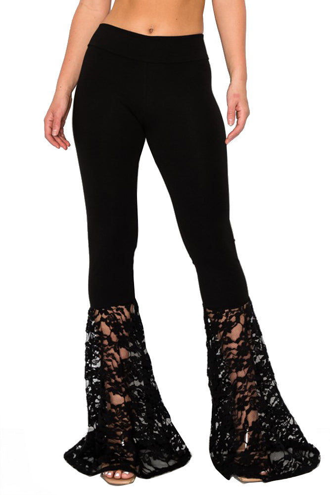  Bell Bottom Lace Pants